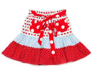 Oobi Sophie Skirt Blue Apple